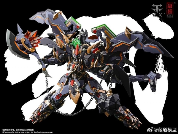 Mô Hình Ráp Sẵn MetalBuild 1/72 CD-04 Black Tortoise Xuanwu (Huyền Vũ) của CangDao Model