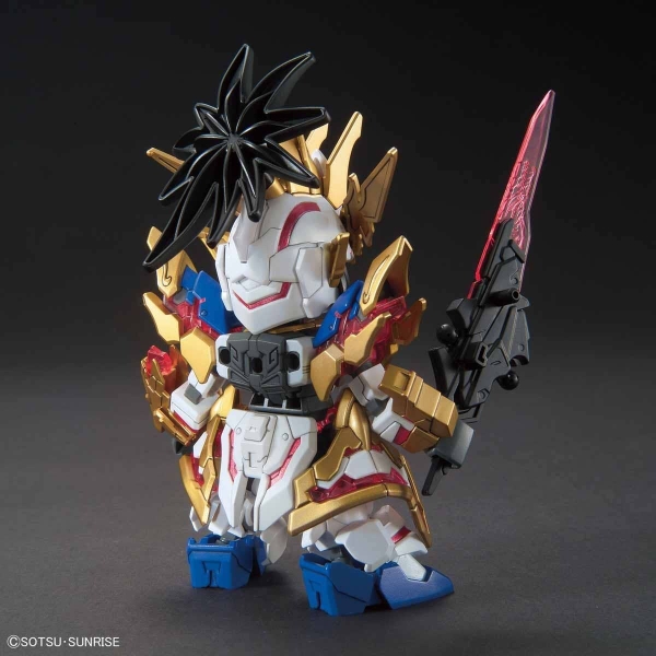 Mô Hình Lắp Ráp Gundam SD SANGOKU SOKETSUDEN Liu Bei UNICORN GUNDAM của Bandai Nhật bản