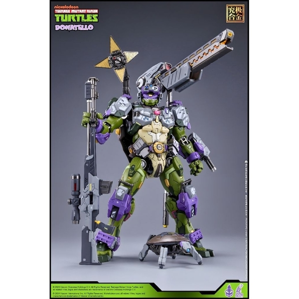 Mô hình Ráp Sẵn Action Figure With Metal Frame Donatello Cơ Giáp Ninja Rùa (TMNT-04) của HEATBOYS