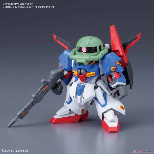 Mô Hình Lắp Ráp Gundam SD CROSS SILHOUETTE ZETA GUNDAM của Bandai Nhật Bản