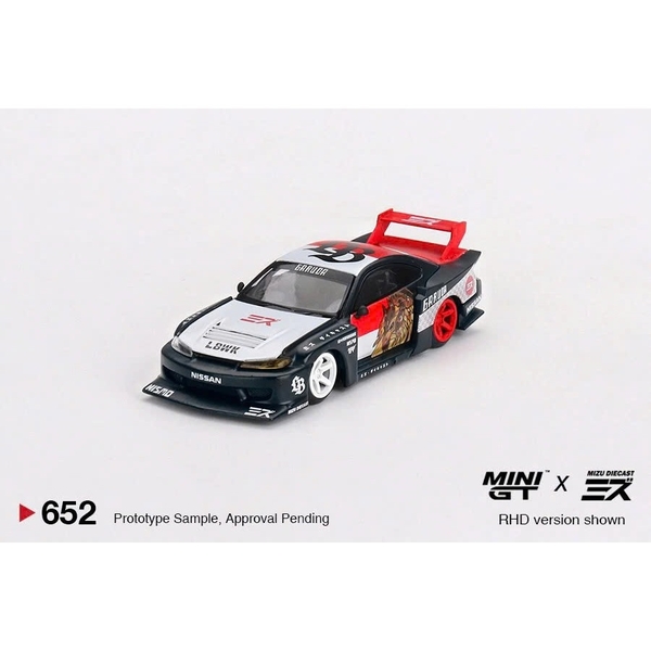 Mô Hình Xe Mini GT CARD Version MGT00652 Nissan LB-Super Silhouette S15 SILVIA “Garuda”