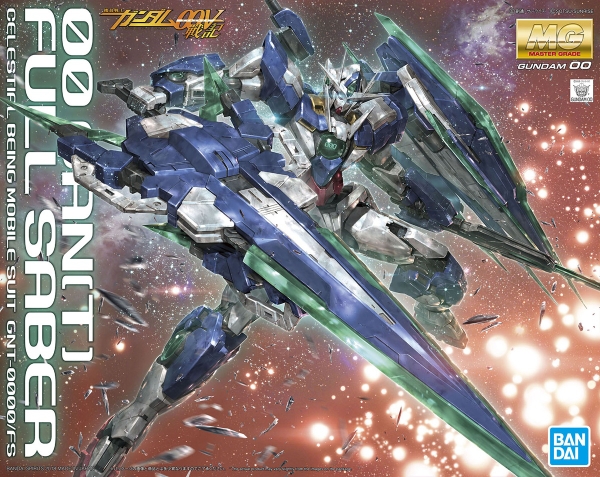 Mô Hình Gundam Bandai MG 00 QanT Full Saber 1/100 Gundam 00V của Bandai Nhật