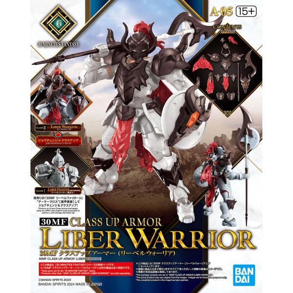 Mô Hình Lắp Ráp 30MF Bộ Phụ Kiện CLASS UP ARMOR (LIBER WARRIOR) của Bandai Nhật Bản