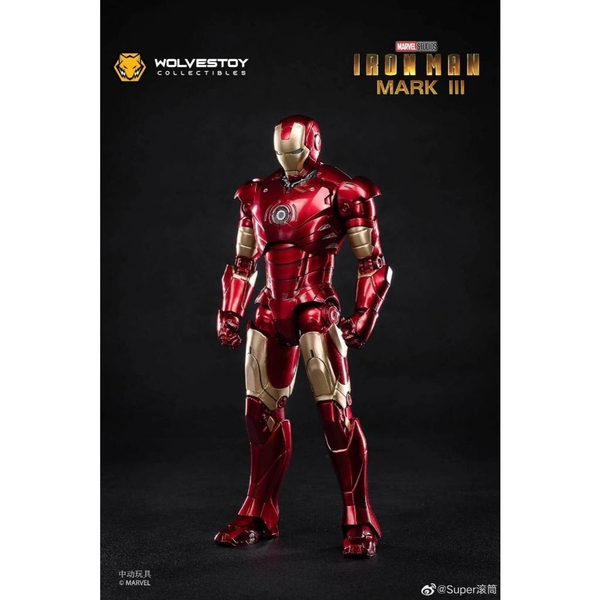 Mô Hình Ráp Sẵn Marvel Iron Man Mark 3 (MK3) 1/10 của ZDtoys