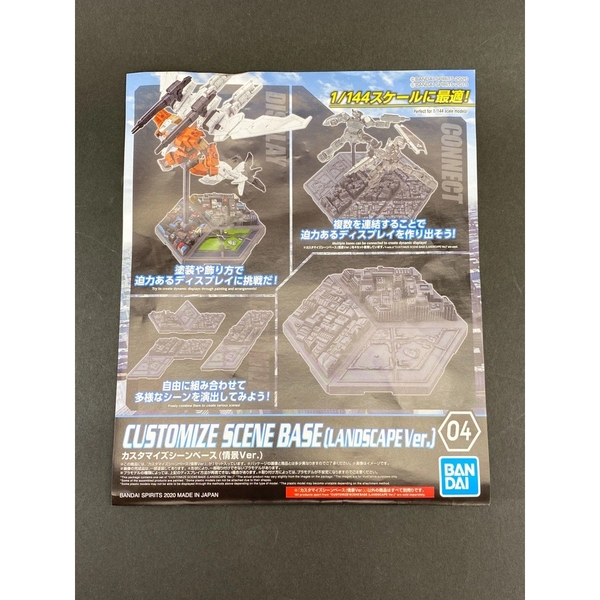 Mô Hình Lắp Ráp Giá Đỡ CUSTOMIZE SCENE BASE (LANDSCAPE Ver.) của Bandai