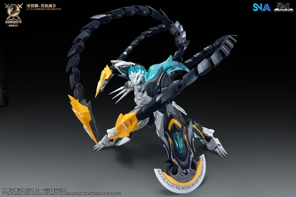 MÔ HINH LẮP RÁP BG 1/144 SC-012 RAMPAGE LION BEDIVERE (TẶNG BASE, DECAL NƯỚC) của SNAA