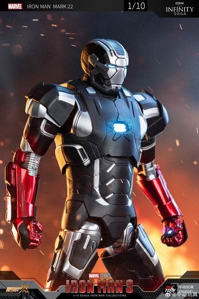 Mô Hình Ráp Sẵn Marvel 1/10 Iron Man Mk22 của ZDtoys