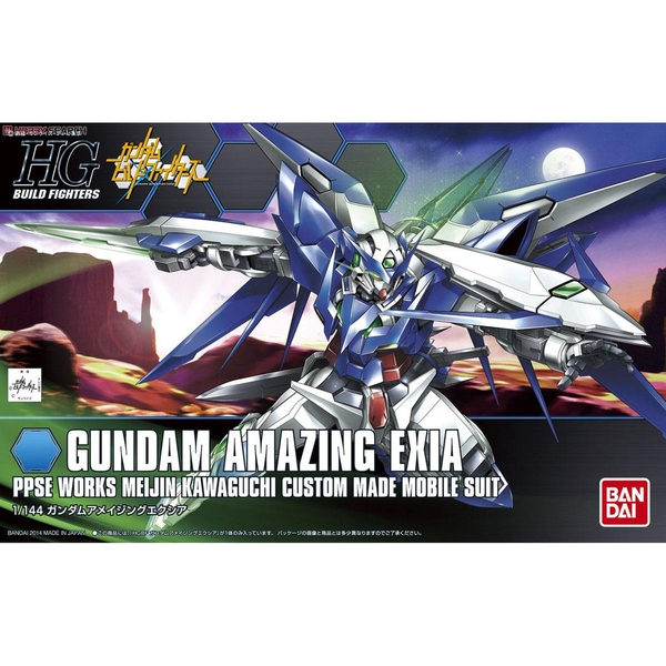 Mô Hình Lắp Ráp Gundam HG AMAZING EXIA Bandai 1/144 HGBF Build Fighters của Bandai Nhật