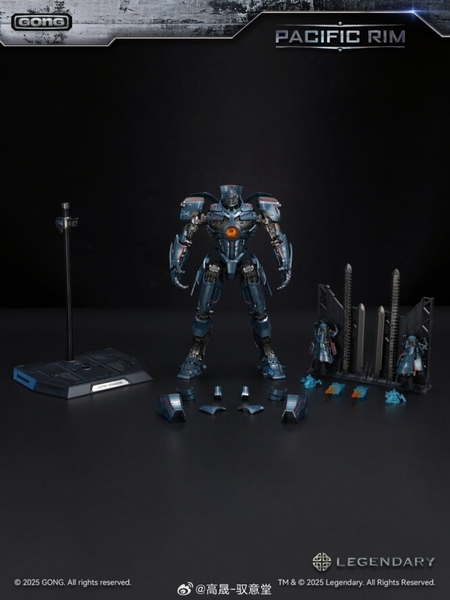 Mô Hình Ráp Sẵn Gong Studio X Pacific Rim: Gipsy Danger Metal Action Figure