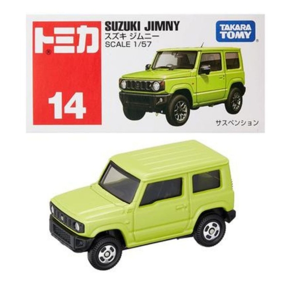 Mô Hình Xe Tomica No.14 Suzuki Jimny Chính Hãng TakaraTomy