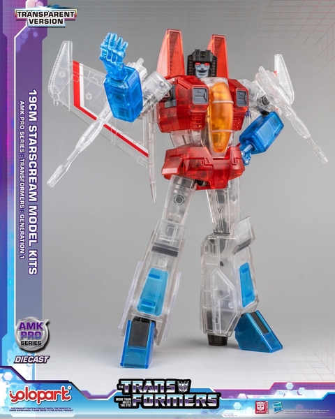 Mô Hình Lắp Ráp AMKPRO STARSCREAM bản CLEAR LIMITED của YOLOPARK