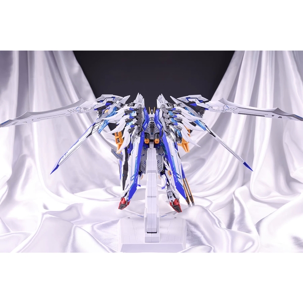 Mô Hình Lắp Ráp MG ZZA Blue Flame CH-01 Khung Xương Kim Loại (Full quà tặng Đợt 1)