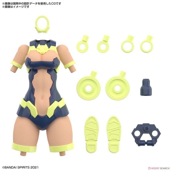 Mô Hình Lắp Ráp 30MS Phụ kiện Option Body Parts Type G02 - Color C của Bandai Nhật Bản