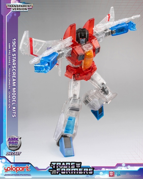 Mô Hình Lắp Ráp AMKPRO STARSCREAM bản CLEAR LIMITED của YOLOPARK