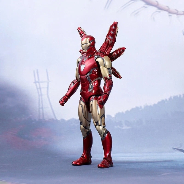 Mô Hình Ráp Sẵn Marvel Iron Man MK85 with Plastic Holder của ZDtoys