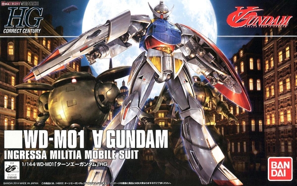 Mô Hình Lắp Ráp Gundam HGCC 1/144 Turn A GUNDAM của Bandai Nhật Bản