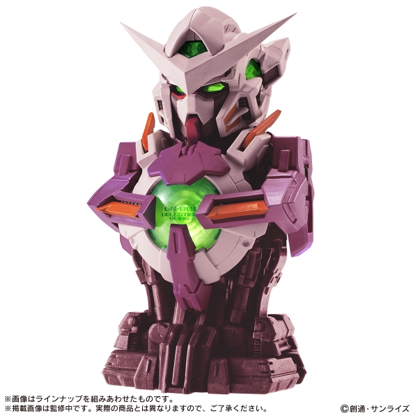 Mô Hình Gashapon MS Mechanical Bust 02 Gundam Exia / 05 Gundam Exia Trans-Am Color của Bandai Nhật bản