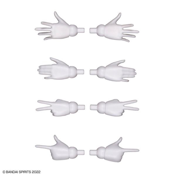 Mô hình Lắp Ráp 30MS Bộ Phụ kiện OPTION HAND PARTS [WHITE/BLACK] của Bandai Nhật Bản