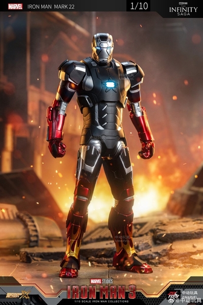 Mô Hình Ráp Sẵn Marvel 1/10 Iron Man Mk22 của ZDtoys