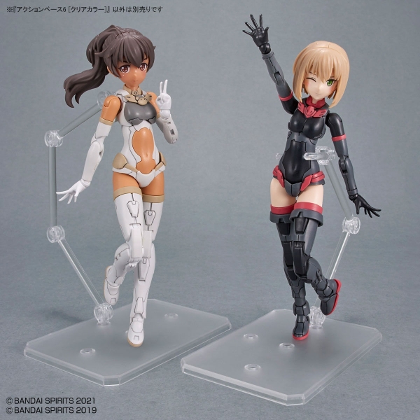 Đế Trưng bày Action Base 6 [Clear color] của Bandai nhật bản
