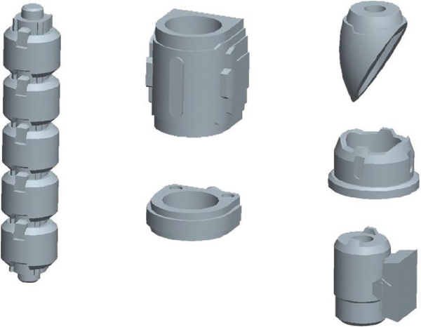 Mô hình lắp ráp Gundam Phụ kiện  BUILDERS PARTS HD 1/144 MS PIPE01 Của Bandai nhật