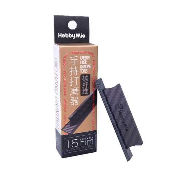 Dụng Cụ Hobby Mio Tấm (tay cầm) carbon hỗ trợ CHÀ NHÁM Carbon fibre Sanding tools (Loại cao cấp)