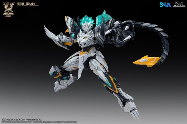 MÔ HINH LẮP RÁP BG 1/144 SC-012 RAMPAGE LION BEDIVERE (TẶNG BASE, DECAL NƯỚC) của SNAA