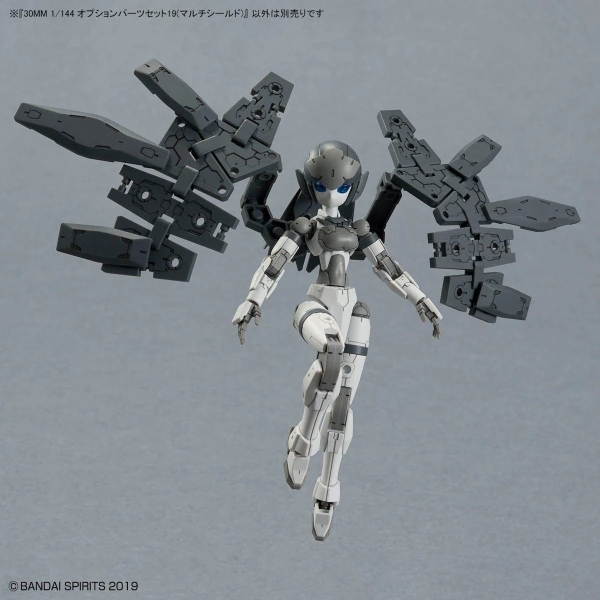 Mô Hình Lắp Ráp Bộ Phụ Kiện 30MM 1/144 OPTION PARTS SET 19 (MULTI SHIELD) của Bandai Nhật Bản