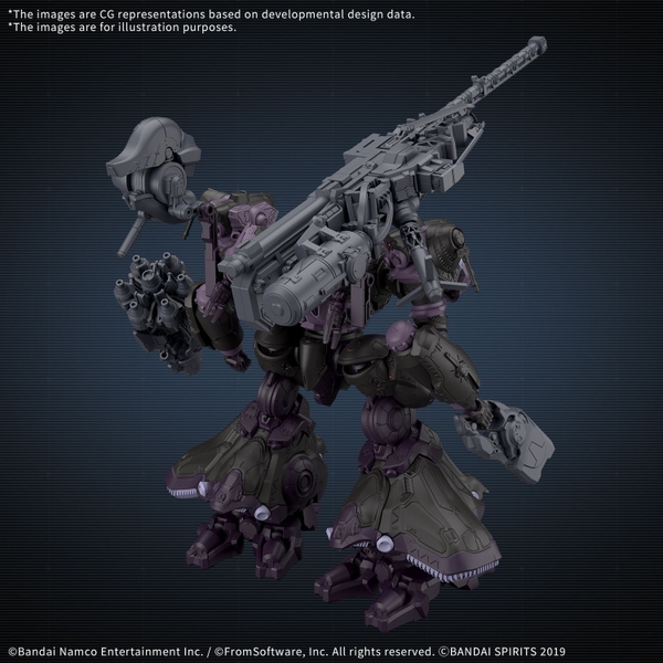 Mô Hình Lắp Ráp 30MM ARMORED CORE 6 FIRES OF RUBICON - ARQUEBUS ADD VE-40A Open Faith của Bandai