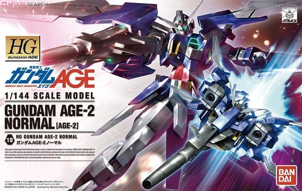 Mô Hình Lắp Ráp Gundam HG 1/144 GUNDAM AGE-2 NORMAL của Bandai Nhật Bản