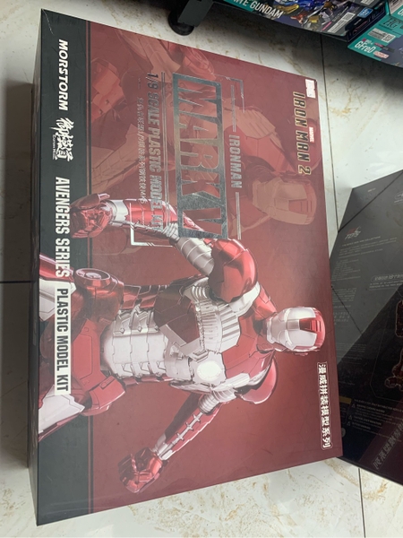 Iron Man lắp ráp plamo E model - MARK V (MK5) DELUXE