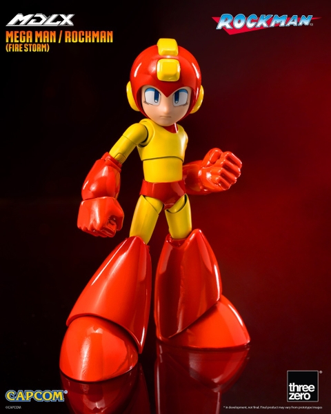 Mô Hình Ráp Sẵn MDLX Mega Man / Rockman (Fire Storm) của Threezero