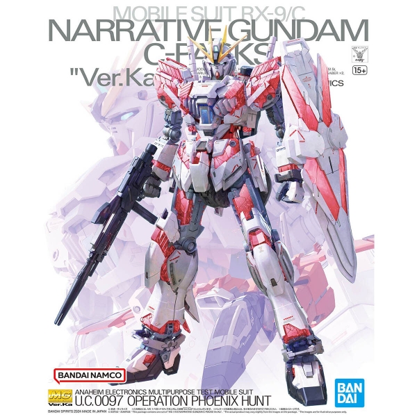 Mô Hình Lắp Ráp Gundam MG 1/100 NARRATIVE GUNDAM C PACKS Ver Ka của Bandai Nhật Bản
