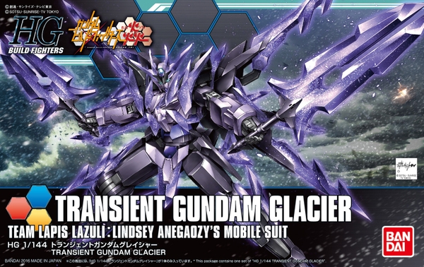 Mô Hình Lắp Ráp Gundam HG 050 Transient Gundam Glacier 1/144 Build Fighters của Bandai nhật