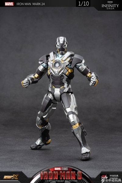 Mô Hình Ráp Sẵn Marvel IRON MAN MK24 của ZDtoys