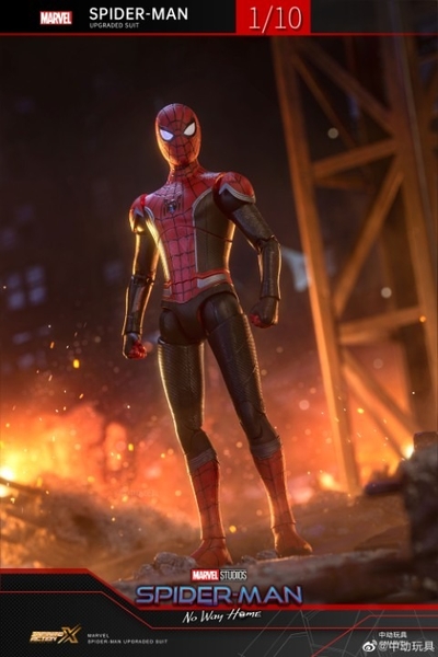 Mô Hình Ráp Sẵn marvel Spider Man UPGATED SUIT của ZDTOYS