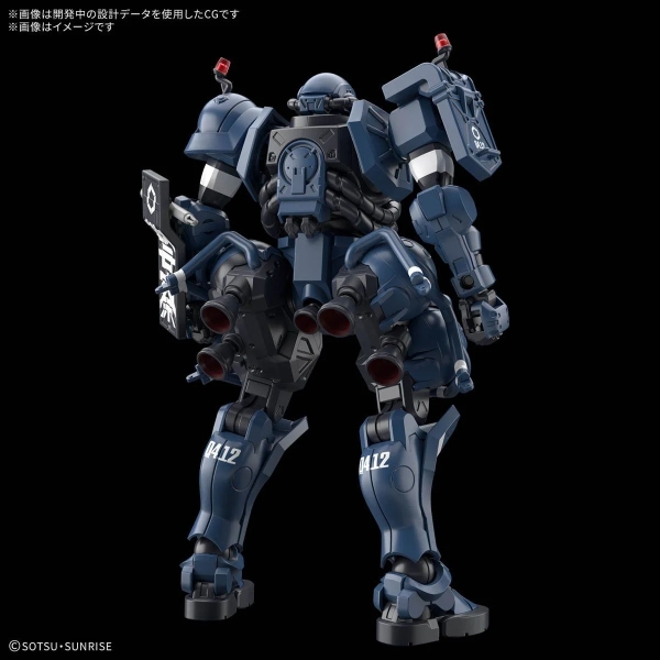 Mô Hình Lắp Ráp Gundam HG 1/144 Military Police Zaku của Bandai Nhật Bản
