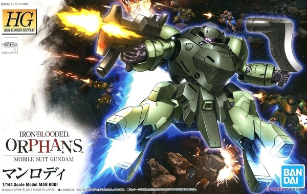 Mô Hình Lắp Ráp Gundam HG IBO 1/144 MAN RODI của Bandai Nhật Bản