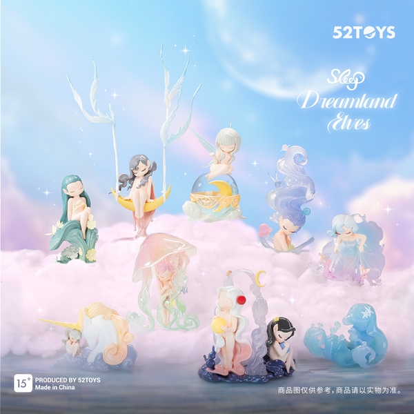 [Hộp Mù] Blindbox Candybox Sleep Dreamland Elves - (Tiên ngủ - xứ sở mộng mơ) của 52Toys