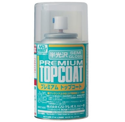 Sơn phủ mô hình Top Coat Gloss B501 Semi Gloss B502 Flat B503 Premium B601 B602 B603 của Mr Hobby