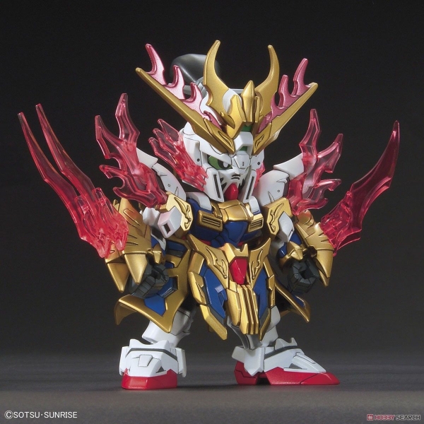 Mô Hình Lắp Ráp Gundam SD SANGOKU SOKETSUDEN Zhang Fei GOD GUNDAM của Bandai Nhật bản