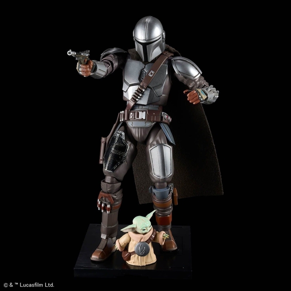 Mô Hình Lắp Ráp STAR WARS 1/12 THE MANDALORIAN AND GROGU - THE MANDALORIAN AND GROGU của Bandai