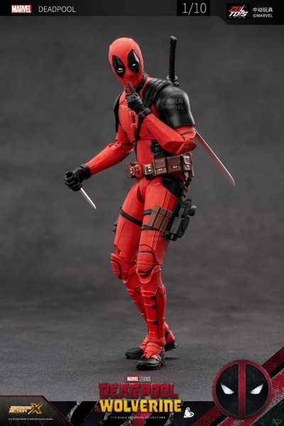 Mô Hình Ráp Sẵn Marvel DeadPool - DeadPool & Wolverine của ZDtoys