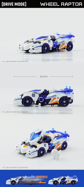 Mô Hình 52Toys BEASTDRIVE BD-01 WHEEL RAPTOR