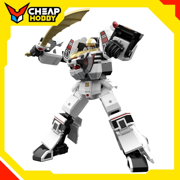 Mô Hình Lắp Ráp Super Mini Pla SMP Won Tiger / White Tigerzord Chính Hãng Bandai