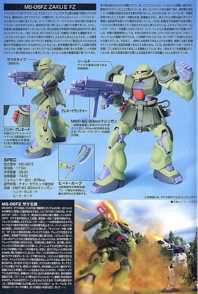 Mô Hình Lắp Ráp Gundam HG UC 1/144 ZAKU 2 KAI của Bandai Nhật Bản