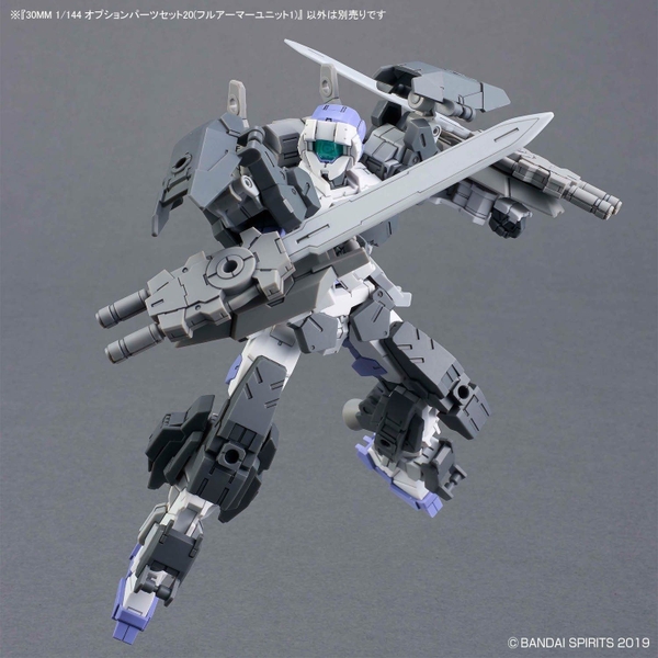 Mô Hình Lắp Ráp 30MM 1/144 Option parts set 20 - Full Armor Unit 1 của Bandai Nhật bản