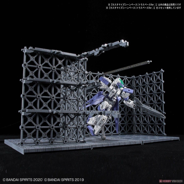 Mô Hình Lắp Ráp Phụ kiện giá đỡ 30MM CUSTOMIZE SCENE BASE - TRUSS BASE Ver của Bandai Nhật Bản