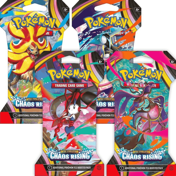 Thẻ TCG Pokemon Mega Evolution Set Chaos Rising SLV BOOSTER chính hãng