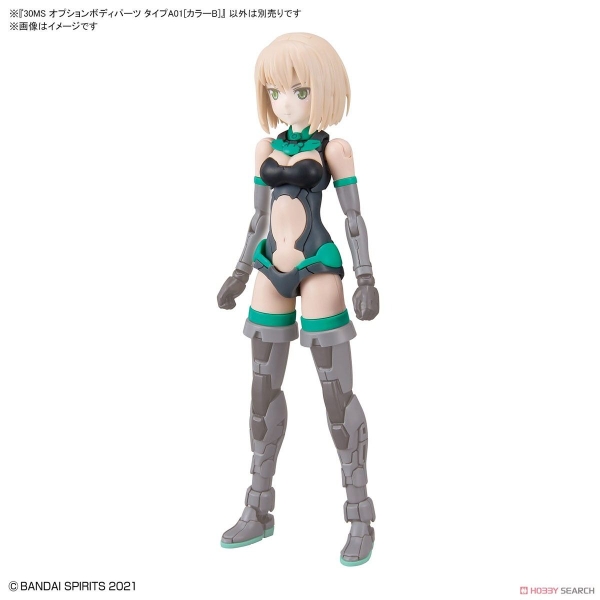 Mô Hình Lắp Ráp Bộ Phụ Kiện 30MS Phụ kiện Option Body Parts Type A01 - Color B của Bandai Nhật Bản